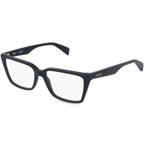 Marchon Germany GmbH Liu Jo LJ2806 Unisex-Brille inkl. Gläser Vollrand Quadratisch Acetat-Gestell 53/15/140, Schwarz