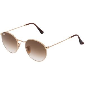 Luxottica Fashion Brillen Vertriebs GmbH Ray-Ban RB3447 Unisex-Sonnenbrille Vollrand Rund Metall-Gestell, Gold