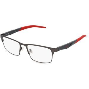 Marchon Germany GmbH Nike 8154 Unisex-Brille inkl. Gläser Vollrand Quadratisch Metall-Gestell 53/17/145, Grau