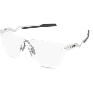 Luxottica Fashion Brillen Vertriebs GmbH Oakley OX8187 Herren-Brille inkl. Gläser Vollrand Quadratisch Kunststoff-Gestell 57/18/130, Transparent