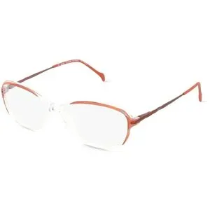 Stepper Eyewear LTD. Fielmann COMFORT 125 FLEX CL Damen-Brille inkl. Gläser Vollrand Oval TR90-Gestell 51/13/130, Transparent