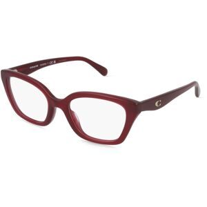 Luxottica Fashion Brillen Vertriebs GmbH Coach 0HC6270U Damen-Brille inkl. Gläser Vollrand Cat Eye Acetat-Gestell 53/20/140, Rot