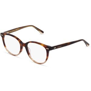 Marchon Germany GmbH Calvin Klein CK21710 Unisex-Brille inkl. Gläser Vollrand Panto Acetat-Gestell 51/17/140, Braun