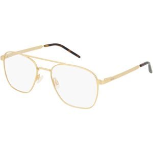 Safilo GmbH Hugo HG 1034 Herren-Brille inkl. Gläser Vollrand Quadratisch Metall-Gestell 55/19/145, Gold