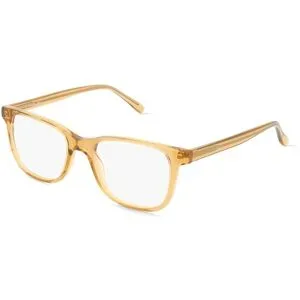 Wenzhou Bada Optical Co. , LTD Fielmann BD 578 CL ROBBY Unisex-Brille inkl. Gläser Vollrand Quadratisch Acetat-Gestell 52/19/145, Braun