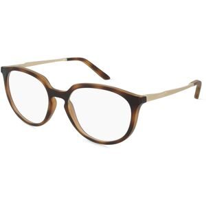 Luxottica Fashion Brillen Vertriebs GmbH Oakley OX8150 BMNG Damen-Brille inkl. Gläser Vollrand Rund Kunststoff-Gestell 53/17/141, Havanna