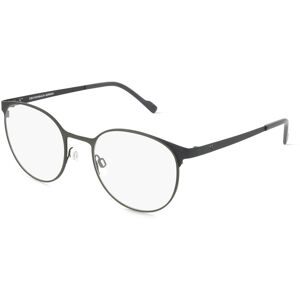 Eschenbach Optik GmbH Titanflex 820923 Herren-Brille inkl. Gläser Vollrand Panto Titan-Gestell 50/20/140, Schwarz