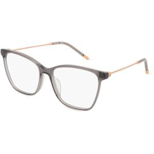 DE RIGO Vision D.A.CH. GmbH Furla FULVFU635 Unisex-Brille inkl. Gläser Vollrand Quadratisch Kunststoff-Gestell 54/15/140, Weiß