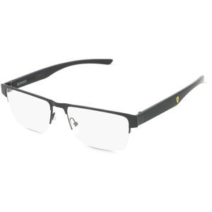 Luxottica Fashion Brillen Vertriebs GmbH Scuderia Ferrari FZ7007 Herren-Brille inkl. Gläser Halbrand Halb Metall-Gestell 55/17/145, Schwarz