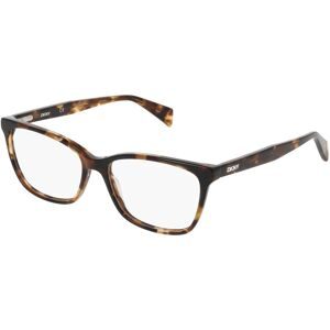 Marchon Germany GmbH DKNY DK5097 Damen-Brille inkl. Gläser Vollrand Eckig Acetat-Gestell 53/15/140, Havanna