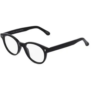 De Lotto s.r.l. Fielmann AB 006 FLEX CL Damen-Brille inkl. Gläser Vollrand Panto Acetat-Gestell 50/21/145, Schwarz
