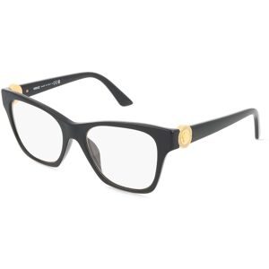 Luxottica Fashion Brillen Vertriebs GmbH Versace 0VE3341U Damen-Brille inkl. Gläser Vollrand Quadratisch Acetat-Gestell 52/18/145, Schwarz