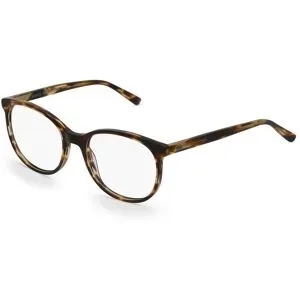 Wenzhou Lanson International Co., Ltd. Fielmann LN 003 CL Damen-Brille inkl. Gläser Vollrand Panto Acetat-Gestell 53/18/140, Havanna