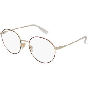 Luxottica Fashion Brillen Vertriebs GmbH Vogue VO4177 Damen-Brille inkl. Gläser Vollrand Panto Metall-Gestell 50/19/135, Gold