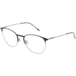 Safilo GmbH Hugo HG 1408 Herren-Brille inkl. Gläser Vollrand Panto Edelstahl-Gestell 52/19/145, Grün