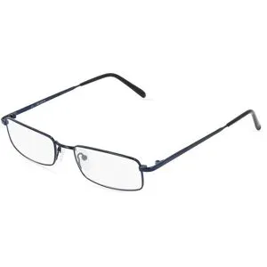 Zhangzhou Agilton Optical Co., Ltd. Fielmann MC 232 FA Unisex-Brille inkl. Gläser Vollrand Quadratisch Metall-Gestell 52/18/140, Blau