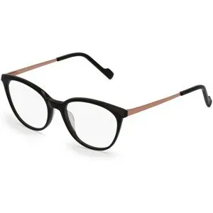 FERDINAND MENRAD GmbH & Co KG Fielmann 2188 FLEX FA Damen-Brille inkl. Gläser Vollrand Butterfly Kunststoff-Gestell 51/18/140, Schwarz