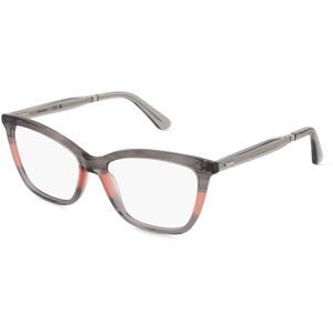 Marchon Germany GmbH Calvin Klein CK23545 Unisex-Brille inkl. Gläser Vollrand Cat Eye Kunststoff-Gestell 53/15/145, Grau