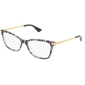 Luxottica Fashion Brillen Vertriebs GmbH Dolce&Gabbana DG3393 Damen-Brille inkl. Gläser Vollrand Panto Acetat-Gestell 56/16/145, Schwarz