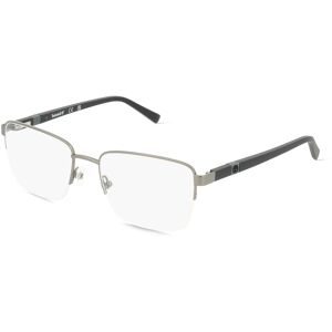 Marcolin Deutschland GmbH Timberland TB1818 Unisex-Brille inkl. Gläser Vollrand Quadratisch Metall-Gestell 55/19/145, Grau