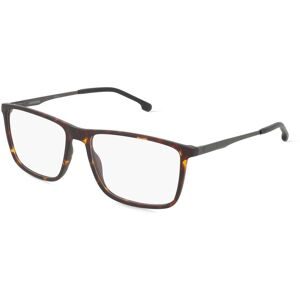 Safilo GmbH Carrera 8881 Herren-Brille inkl. Gläser Vollrand Quadratisch Kunststoff-Gestell 56/16/145, Schwarz