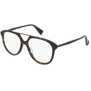 Thélios Kenzo KZ50201I Herren-Brille inkl. Gläser Vollrand Pilot Kunststoff-Gestell 55/16/145, Havanna
