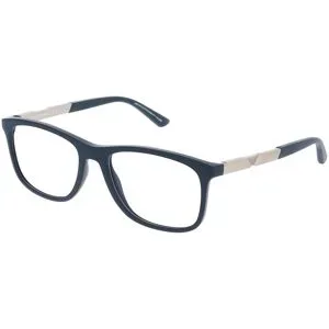 Luxottica Fashion Brillen Vertriebs GmbH Emporio Armani EA3247 Herren-Brille inkl. Gläser Vollrand Quadratisch Kunststoff-Gestell 53/17/145, Blau