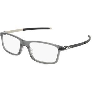 Luxottica Fashion Brillen Vertriebs GmbH Oakley OX8050 Herren-Brille inkl. Gläser Vollrand Quadratisch Kunststoff-Gestell 55/18/140, Grau