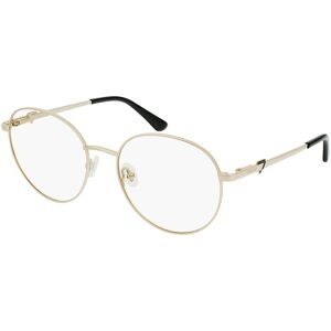 Marcolin Deutschland GmbH Guess GU2812 Unisex-Brille inkl. Gläser Vollrand Rund Metall-Gestell 55/18/140, Gold
