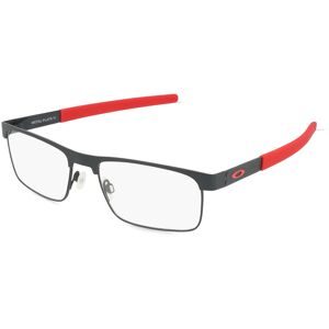 Luxottica Fashion Brillen Vertriebs GmbH Oakley OX5153 Herren-Brille inkl. Gläser Vollrand Quadratisch Titan-Gestell 54/18/138, Grau