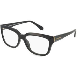 Luxottica Fashion Brillen Vertriebs GmbH Michael Kors 0MK4117U BIRMINGHAM Damen-Brille inkl. Gläser Vollrand Quadratisch Kunststoff-Gestell 54/16/140, Schwarz