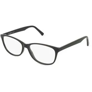 NEWAY Killine (Macao Commercial Offshore) Lt Fielmann JIL 026 CL Damen-Brille inkl. Gläser Vollrand Oval Acetat-Gestell 55/16/140, Schwarz