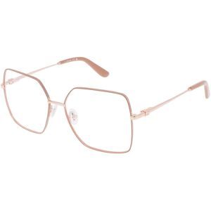 Marcolin Deutschland GmbH Guess GU2824 Unisex-Brille inkl. Gläser Vollrand Quadratisch Metall-Gestell 57/16/140, Pink