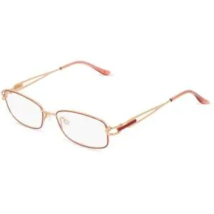 Wenzhou Bada Optical Co. , LTD Fielmann BD 517 FLEX CL Damen-Brille inkl. Gläser Vollrand Quadratisch Metall-Gestell 50/17/130, Gold