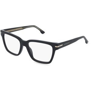 Safilo GmbH Victoria Beckham VB 1010 Damen-Brille inkl. Gläser Vollrand Quadratisch Acetat-Gestell 52/17/140, Schwarz