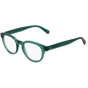 Luxottica Fashion Brillen Vertriebs GmbH Polo Ralph Lauren PH 2262 Herren-Brille inkl. Gläser Vollrand Panto Acetat-Gestell 48/21/145, Grün