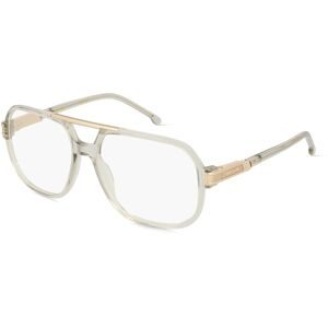 Safilo GmbH Carrera 1134 Damen-Brille inkl. Gläser Vollrand Quadratisch Kunststoff-Gestell 57/16/145, Grau