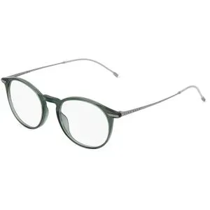 Safilo GmbH Boss  1190/IT Herren-Brille inkl. Gläser Vollrand Rund Acetat-Gestell 50/20/150, Grün
