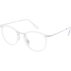 Luxottica Fashion Brillen Vertriebs GmbH Ray-Ban RX7140 Unisex-Brille inkl. Gläser Vollrand Panto Kunststoff-Gestell 49/20/150, Transparent