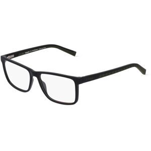 Marcolin Deutschland GmbH Timberland TB1711 Unisex-Brille inkl. Gläser Vollrand Quadratisch Kunststoff-Gestell 56/16/145, Schwarz