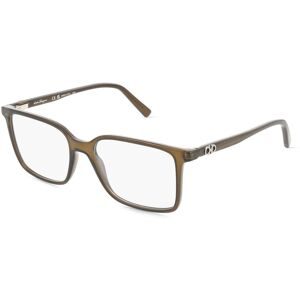 Marchon Germany GmbH Ferragamo SF2954 Unisex-Brille inkl. Gläser Vollrand Eckig Kunststoff-Gestell 54/17/150, Transparent
