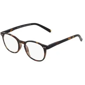 Brille. JUNIOR G35500 havanna +1.00 dpt. Panto-Kunststoffbrille mit passendem Etui