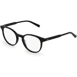Eyestar Limited (China) Fielmann MI 005 CL Damen-Brille inkl. Gläser Vollrand Panto Acetat-Gestell 48/20/135, Schwarz