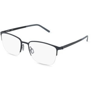 DE RIGO Vision D.A.CH. GmbH Rodenstock R7170 Herren-Brille inkl. Gläser Halbrand Quadratisch Titan-Gestell 55/19/145, Blau