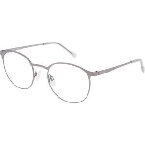 Eschenbach Optik GmbH Eschenbach 820982 Herren-Brille inkl. Gläser Vollrand Panto Titan-Gestell 52/21/145, Grau