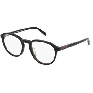 Marcolin Deutschland GmbH Timberland TB1774-H Herren-Brille inkl. Gläser Vollrand Rund Acetat-Gestell 50/19/145, Schwarz