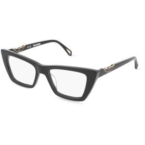 DE RIGO Vision D.A.CH. GmbH Zadig & Voltaire VZV426 Damen-Brille inkl. Gläser Vollrand Butterfly Kunststoff-Gestell 53/19/140, Schwarz