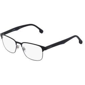 Safilo GmbH Carrera 138/V Herren-Brille inkl. Gläser Vollrand Quadratisch Metall-Gestell 54/17/150, Schwarz