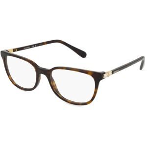 Luxottica Fashion Brillen Vertriebs GmbH Swarovski SK2003 Damen-Brille inkl. Gläser Vollrand Quadratisch Acetat-Gestell 52/18/140, Havanna
