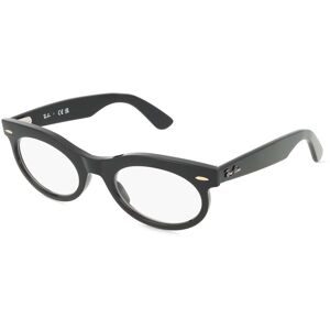 Luxottica Fashion Brillen Vertriebs GmbH Ray-Ban VISTA RX2242V WAYFARER OVAL Unisex-Brille inkl. Gläser Vollrand Oval Propionat-Gestell 50/22/150, Schwarz